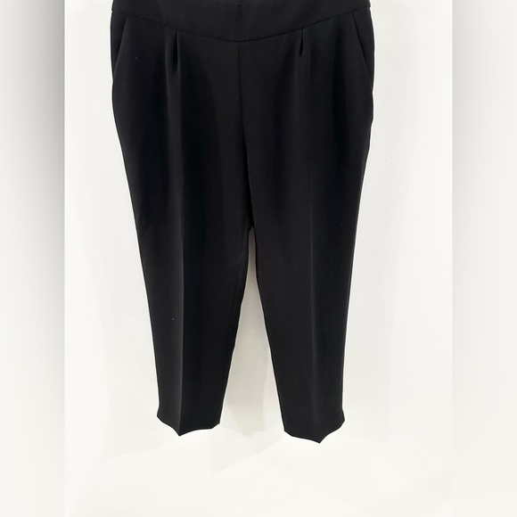 J. Crew Pleated Cropped Pants Black Size 4 Petite - Picture 6 of 7